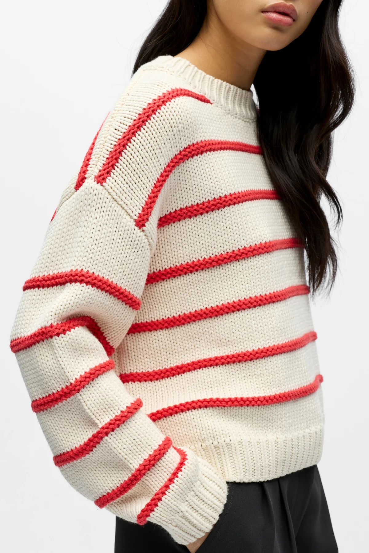 Pull en tricot Oda - Poinsettia de bouleau – Image 3
