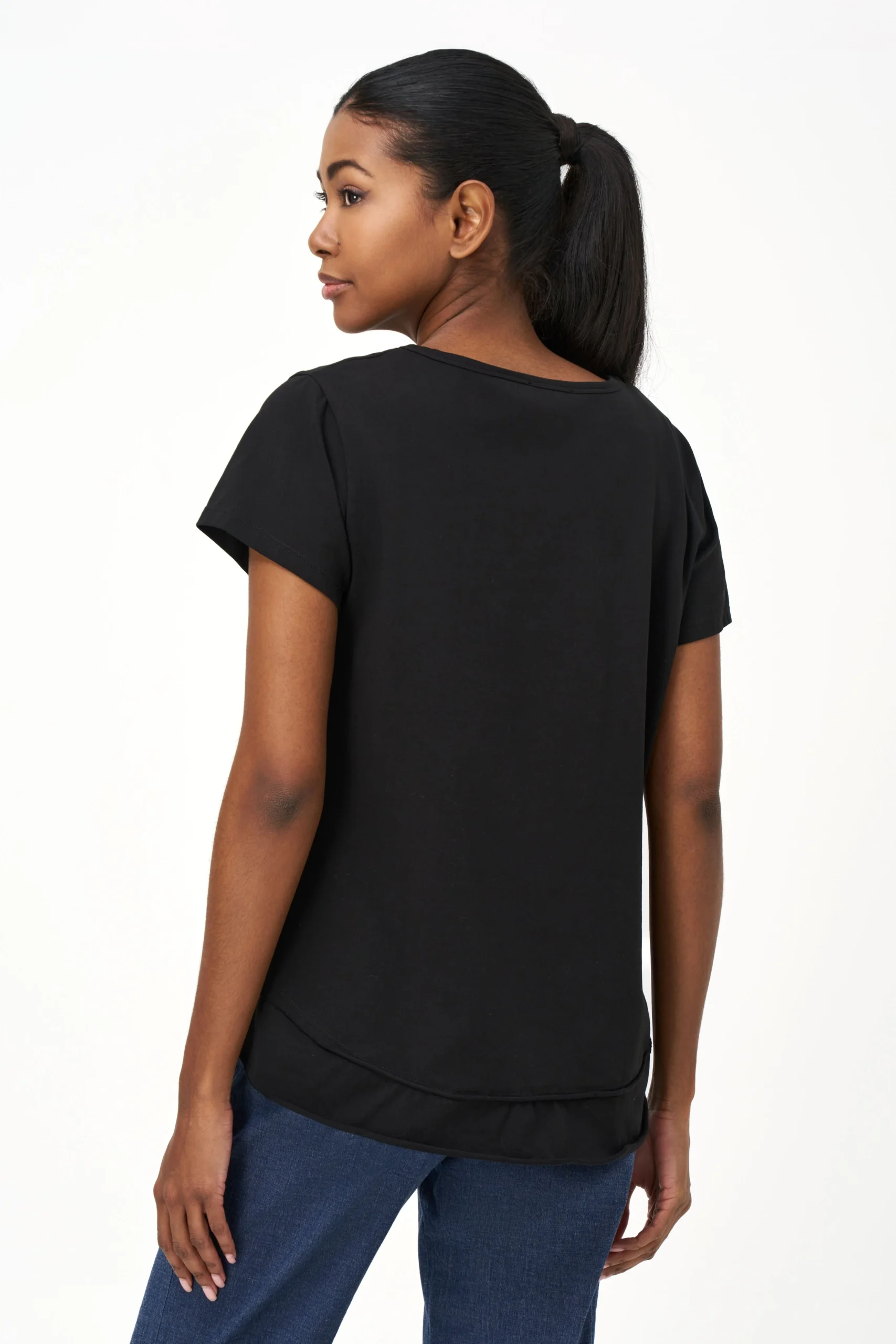 T-Shirt avec Hibou Doré – Image 3