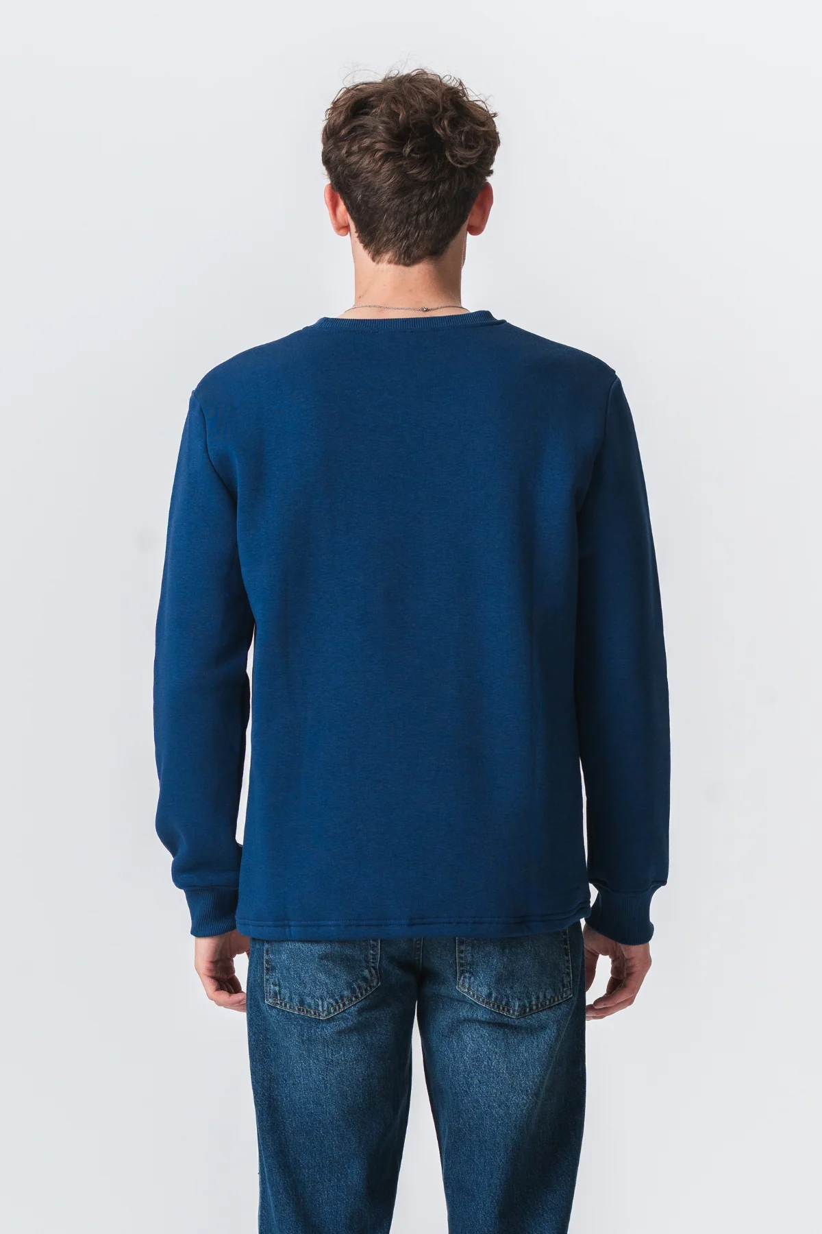 Sweat-shirt de poche Regular Fit - Marine – Image 3