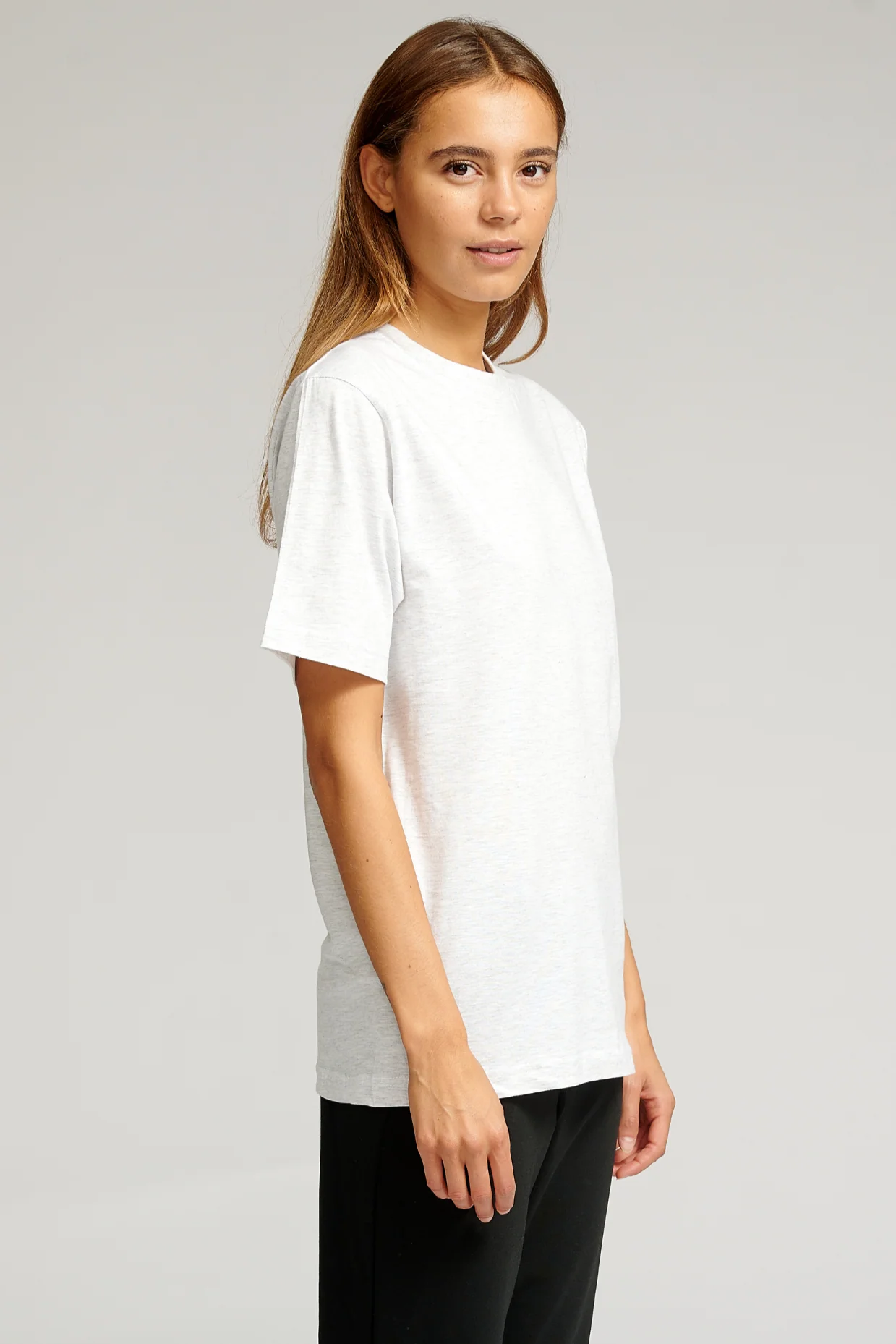 T-shirt surdimensionné - mélange gris clair – Image 2