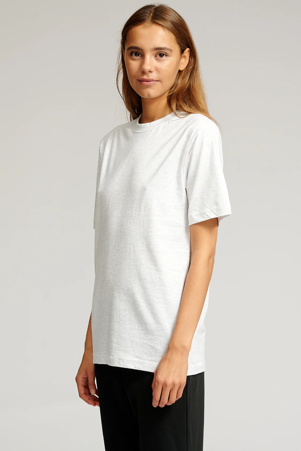 T-shirt surdimensionné - mélange gris clair – Image 3