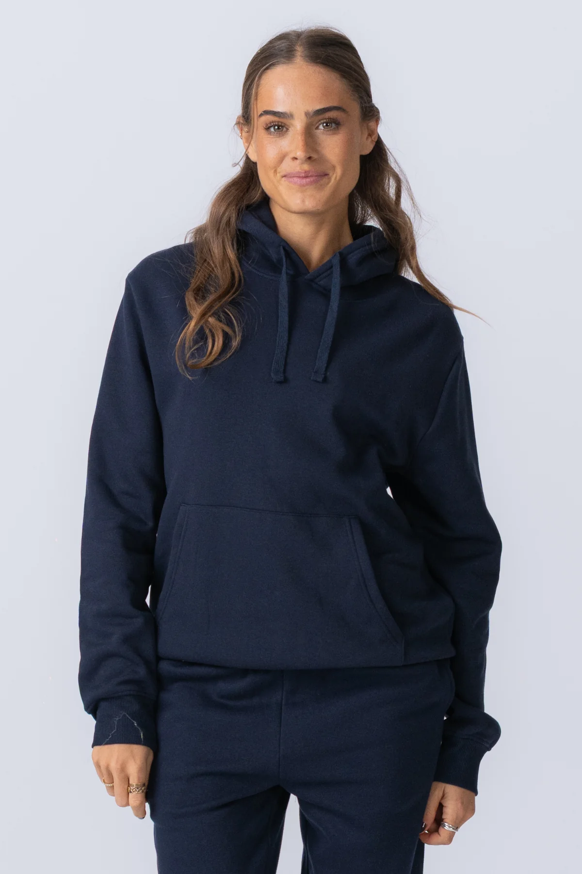 Sweat à capuche essentiel - Marine