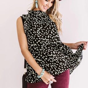 Blouse Bohème Chic Léopard