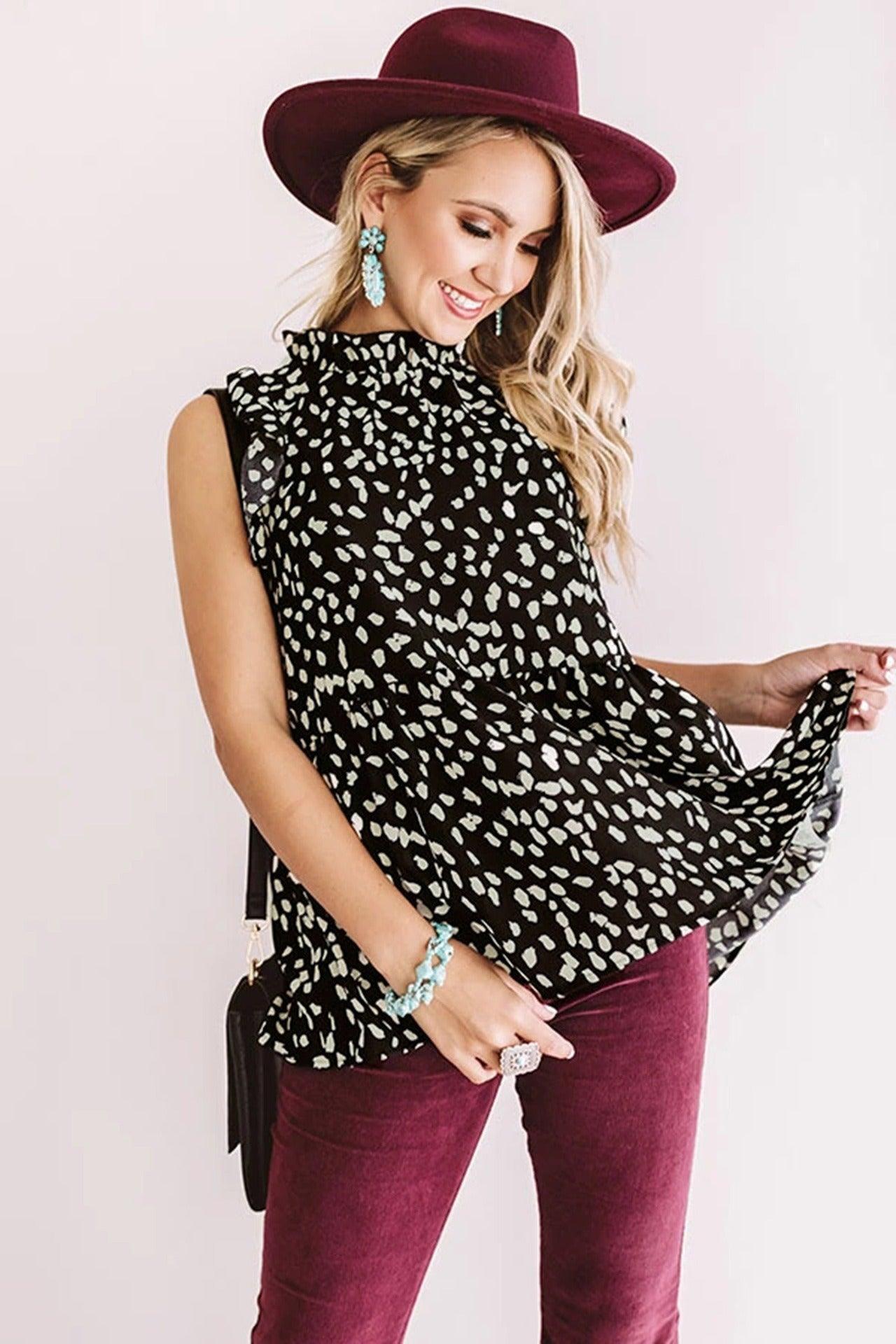 Blouse Bohème Chic Léopard – Image 2