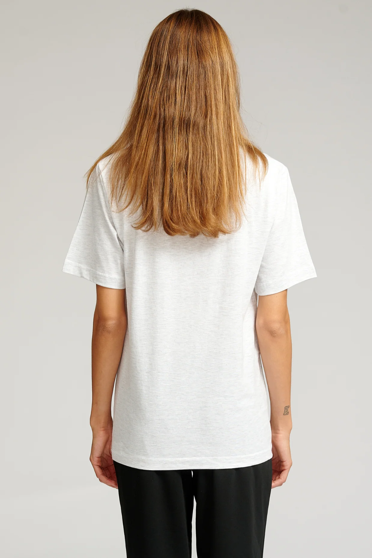 T-shirt surdimensionné - mélange gris clair – Image 4
