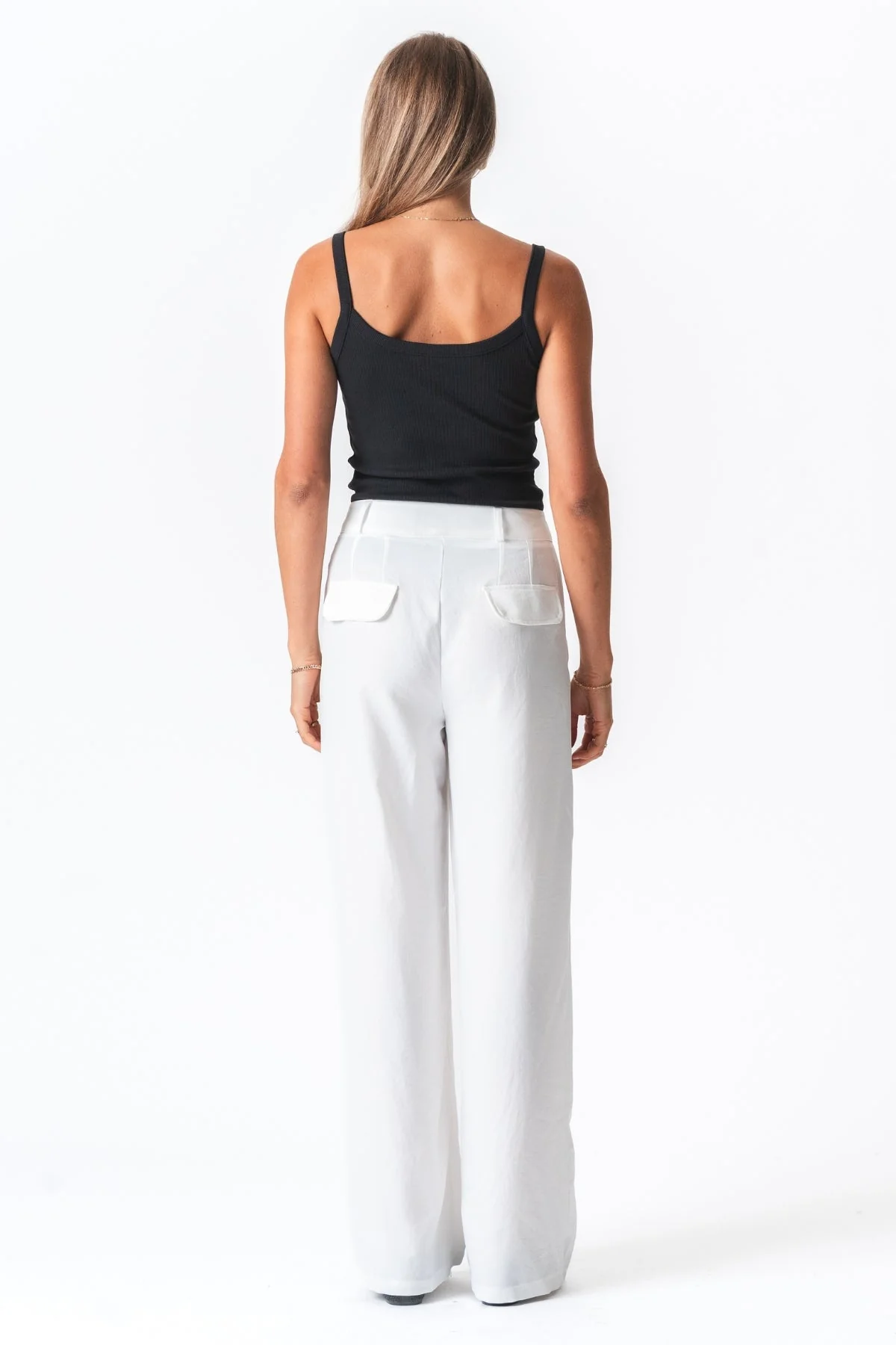 Emma Pants Lâche - blanc – Image 3