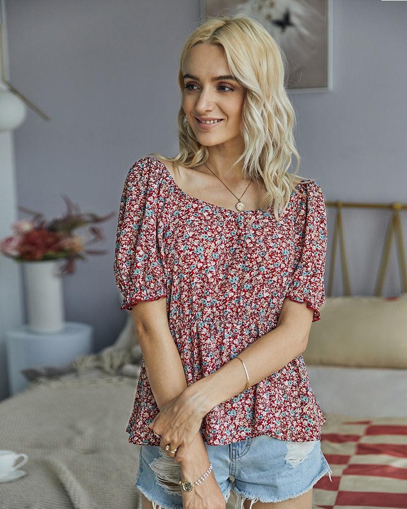 Blouse Tunique Boho Fleurie – Image 8