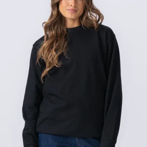 Basic Crewneck - Black (femmes)