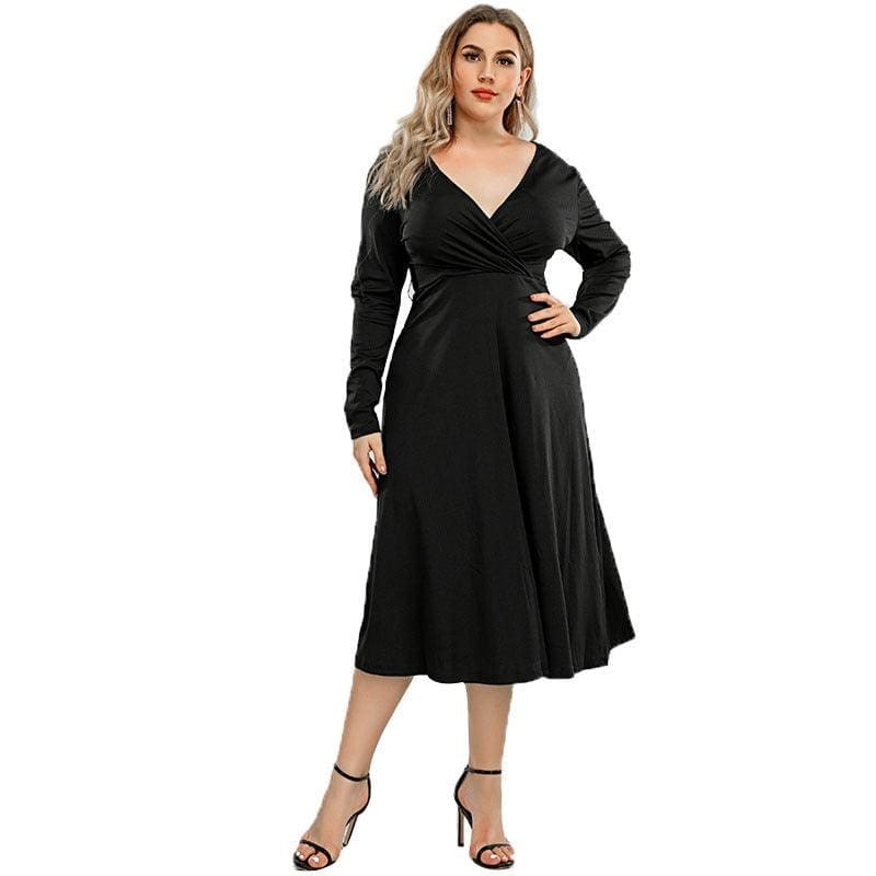Robe Grande Taille Bohème Rétro – Image 7