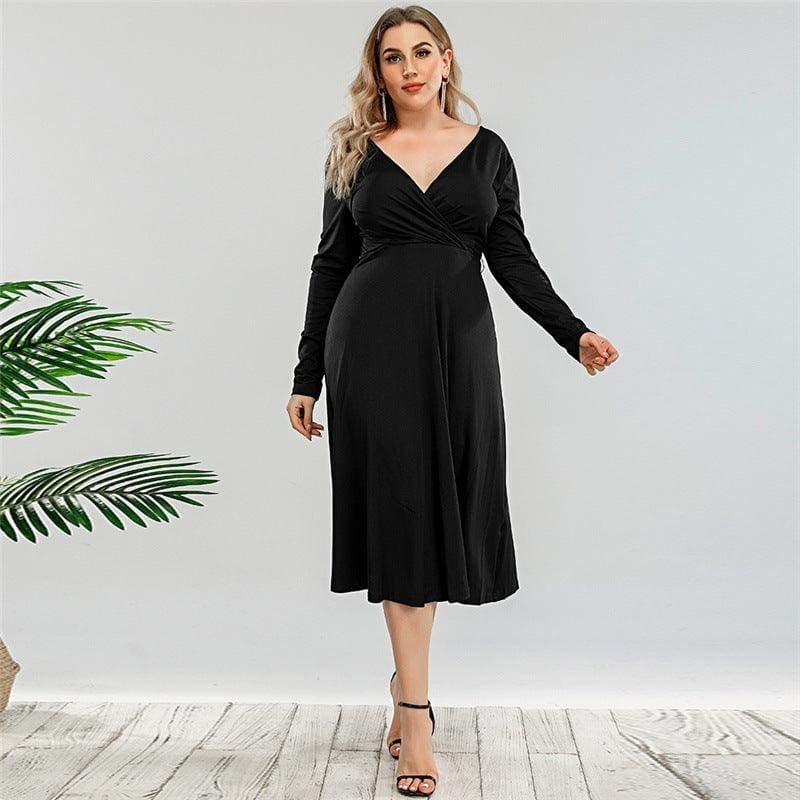 Robe Grande Taille Bohème Rétro