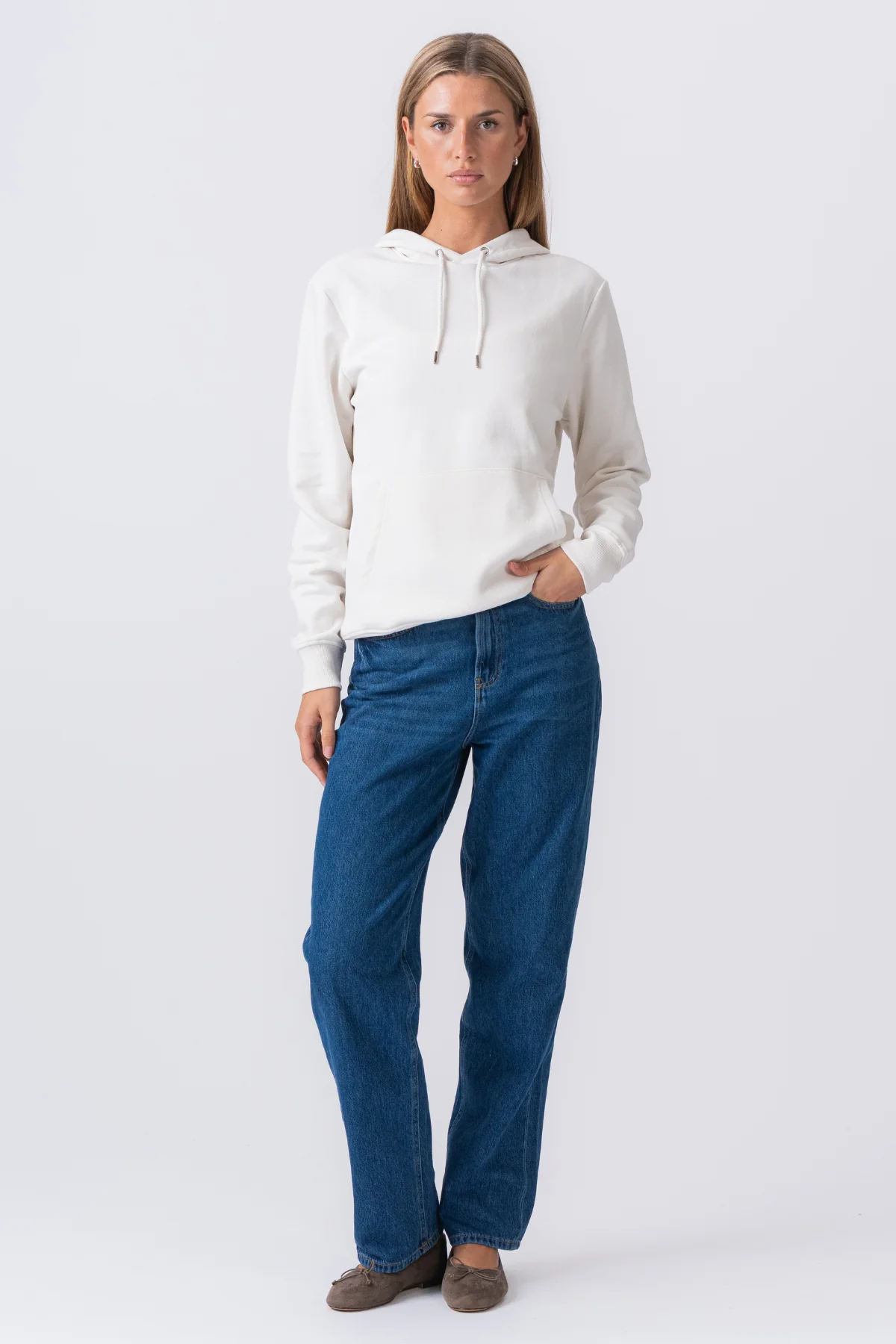 Sweat-shirt à sweat - beige – Image 2