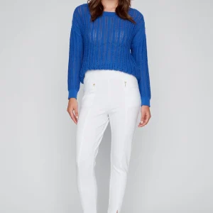 Pantalon Cheville Extensible sans Zip