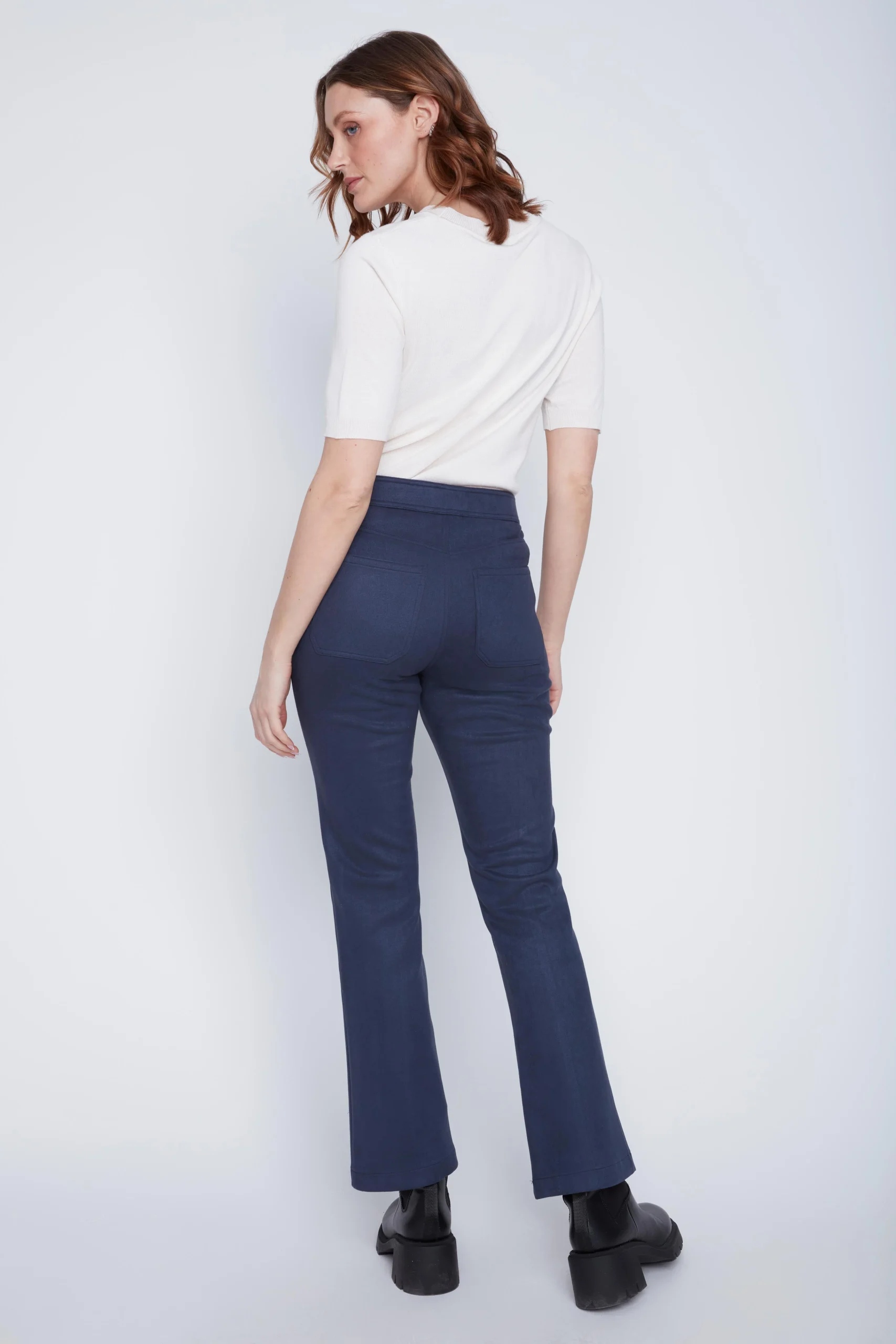 Pantalon Sans Zip Jambe Évasée – Image 2