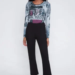 Pantalon Étroit Sans Zip