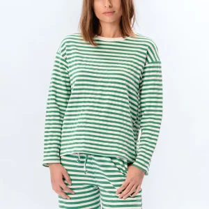 Chemise à rayures - Vert