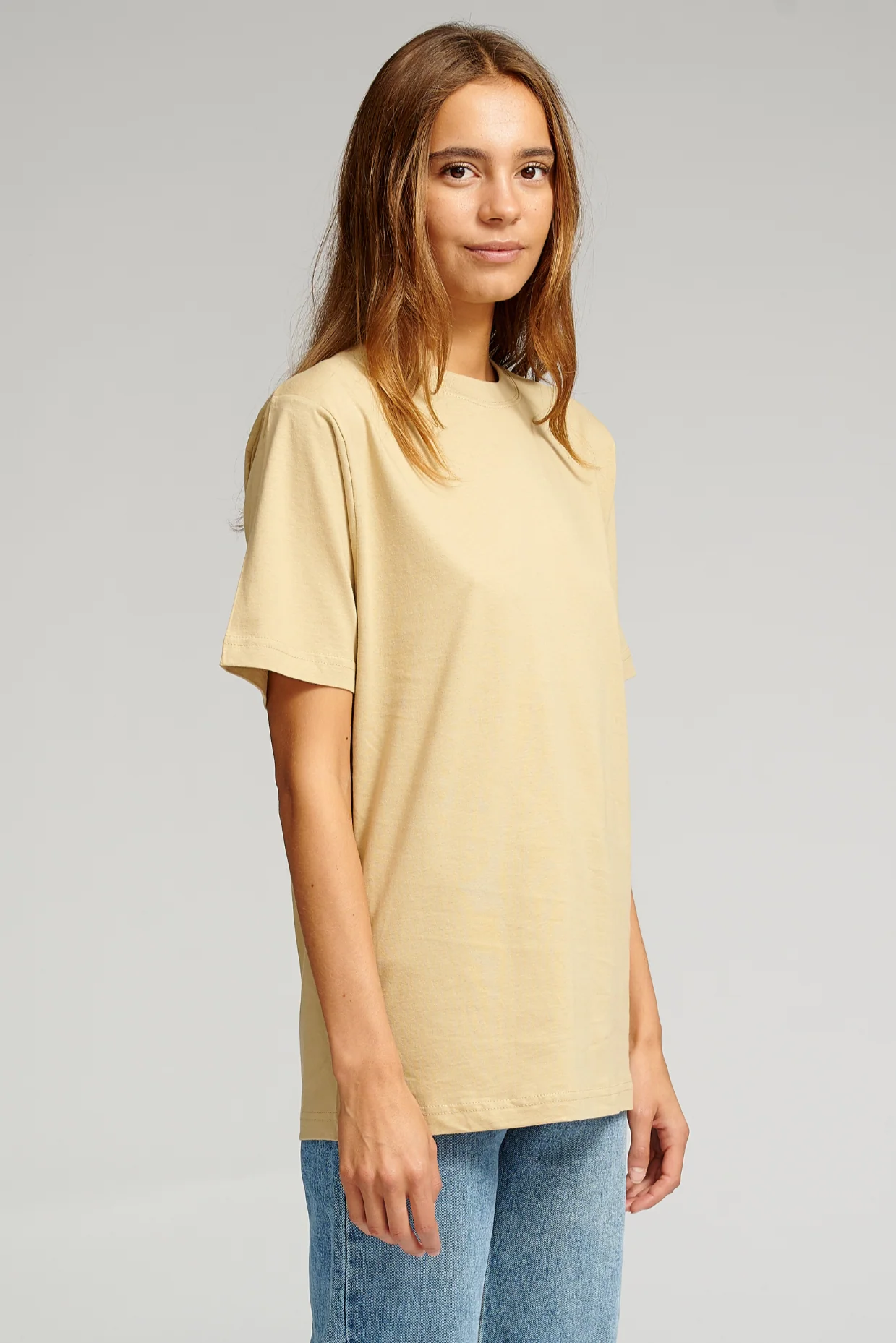 T-shirt surdimensionné - beige – Image 2