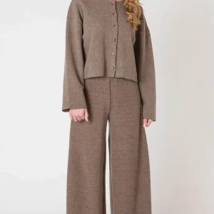Cardigan en Tricot Côtelé