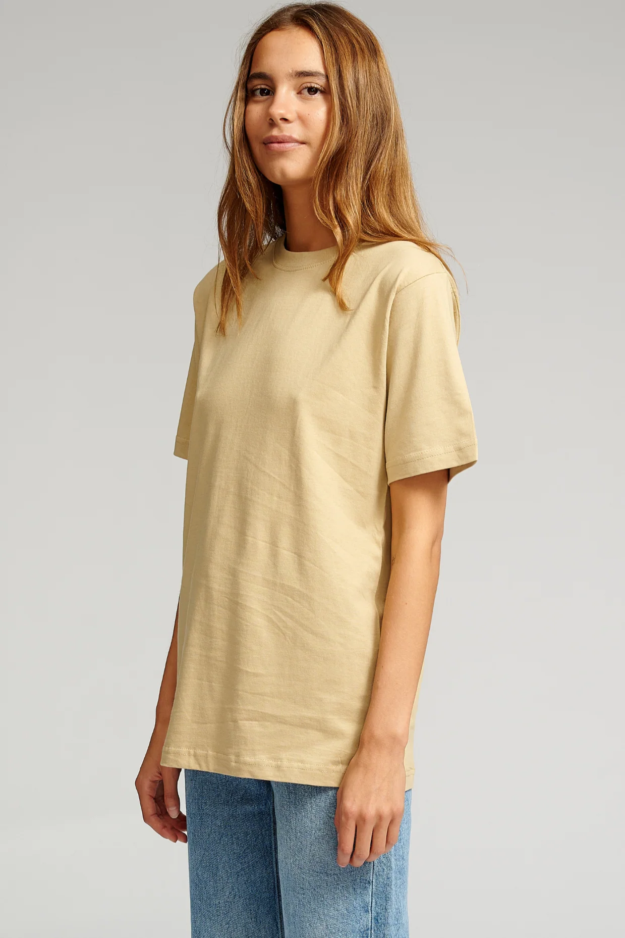 T-shirt surdimensionné - beige – Image 3