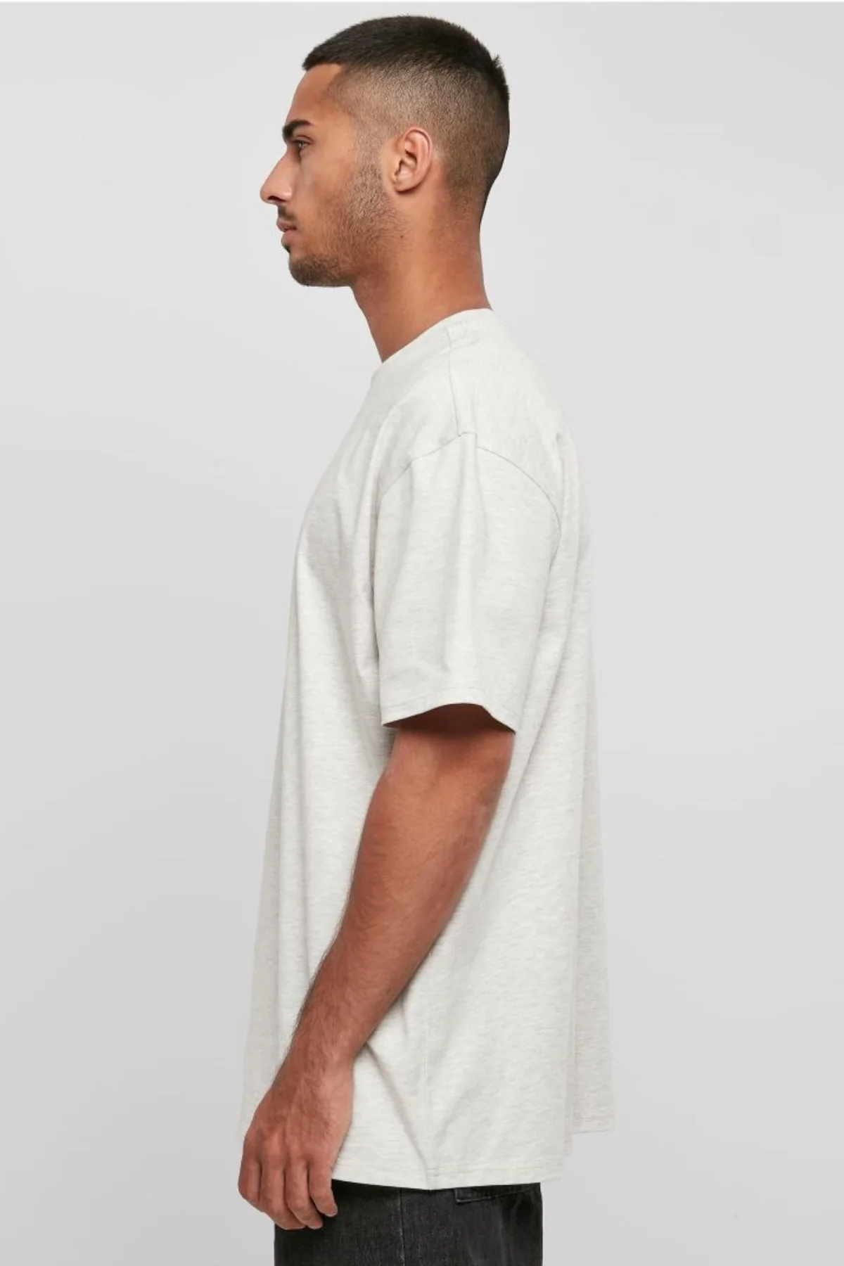 Lourd Oversized T-shirt - gris clair – Image 3