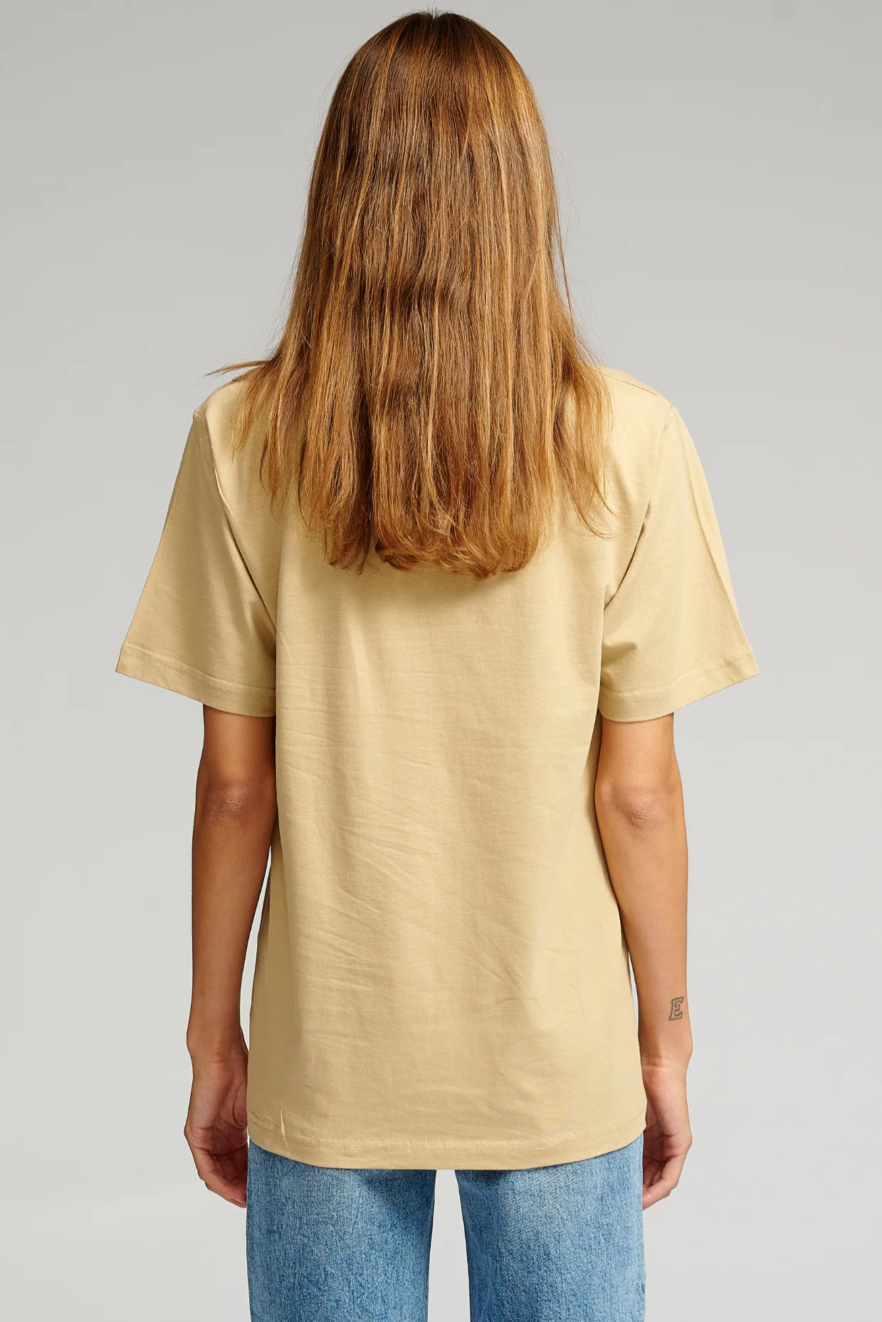 T-shirt surdimensionné - beige – Image 4