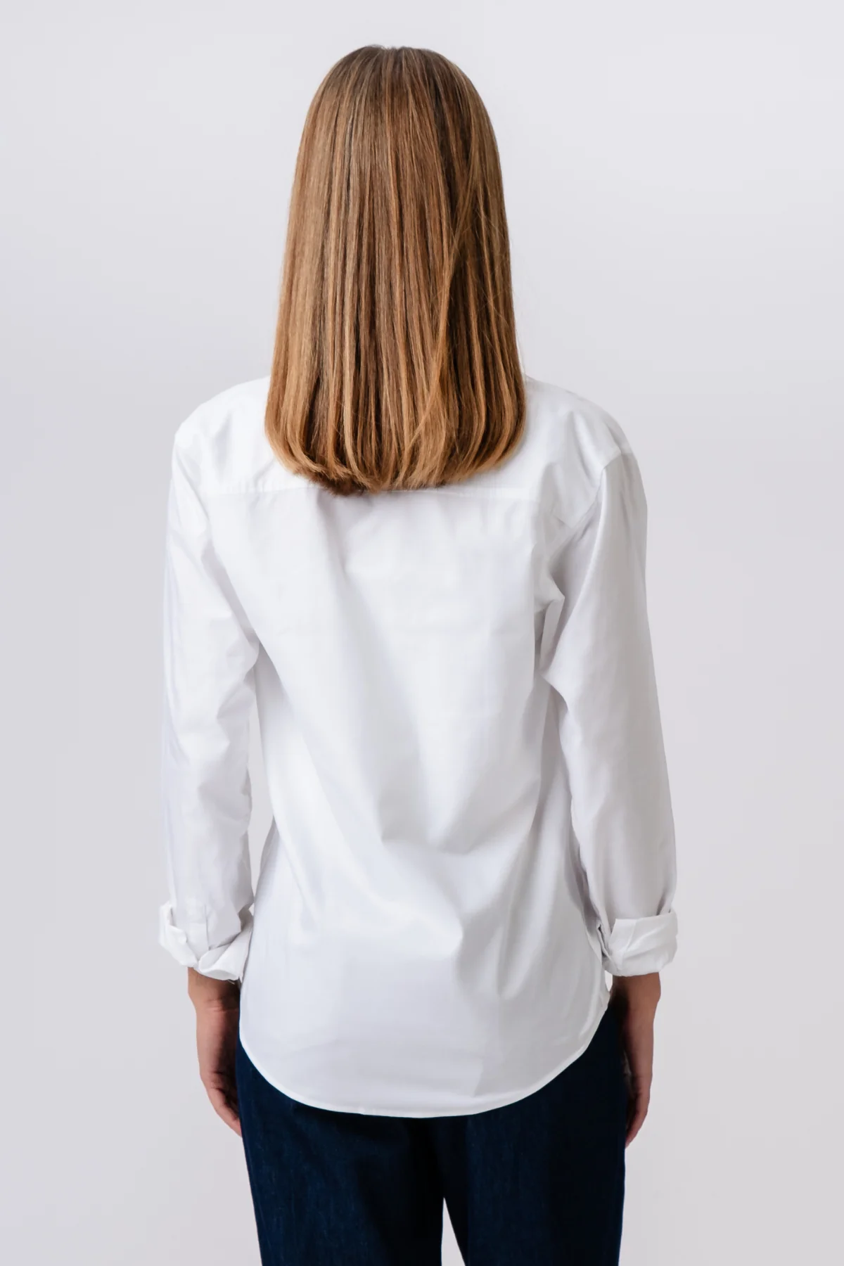 Boyfriend Oxford Shirt - White – Image 8