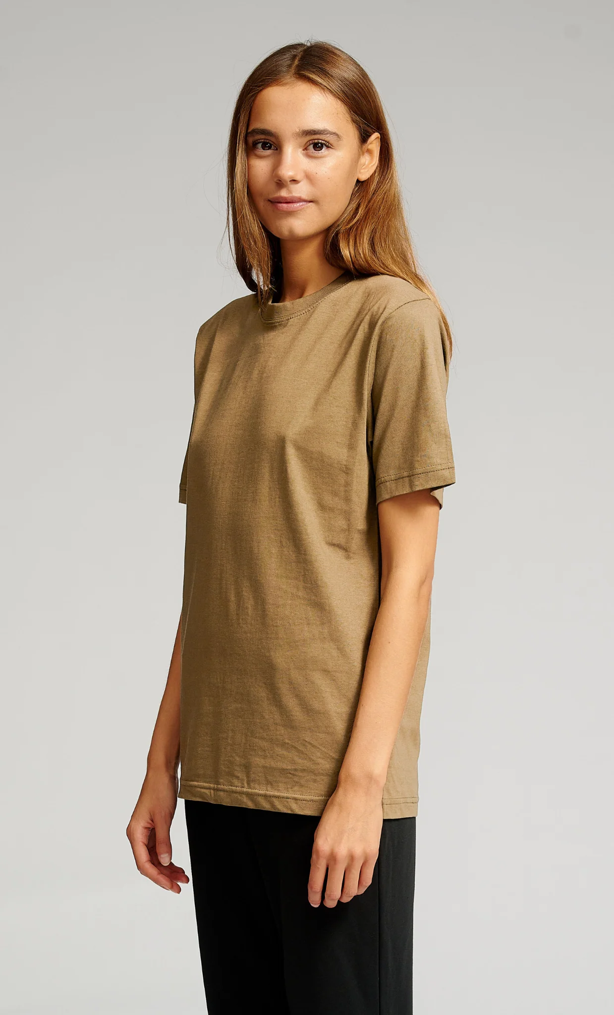 T-shirt surdimensionné - Khaki – Image 3