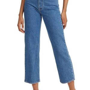 Jeans Cheville, Taille Haute