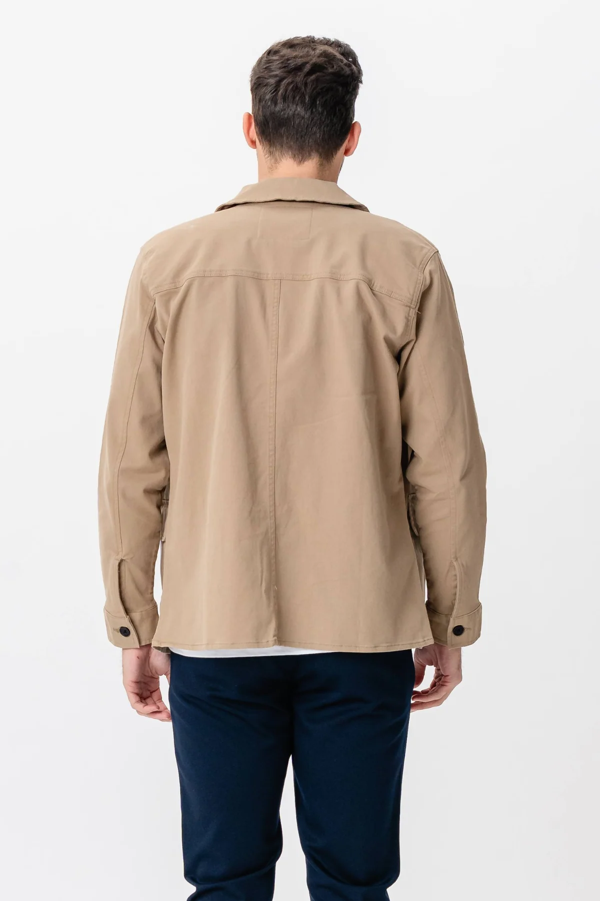 Veste de chemise à serre - Sable foncé – Image 6