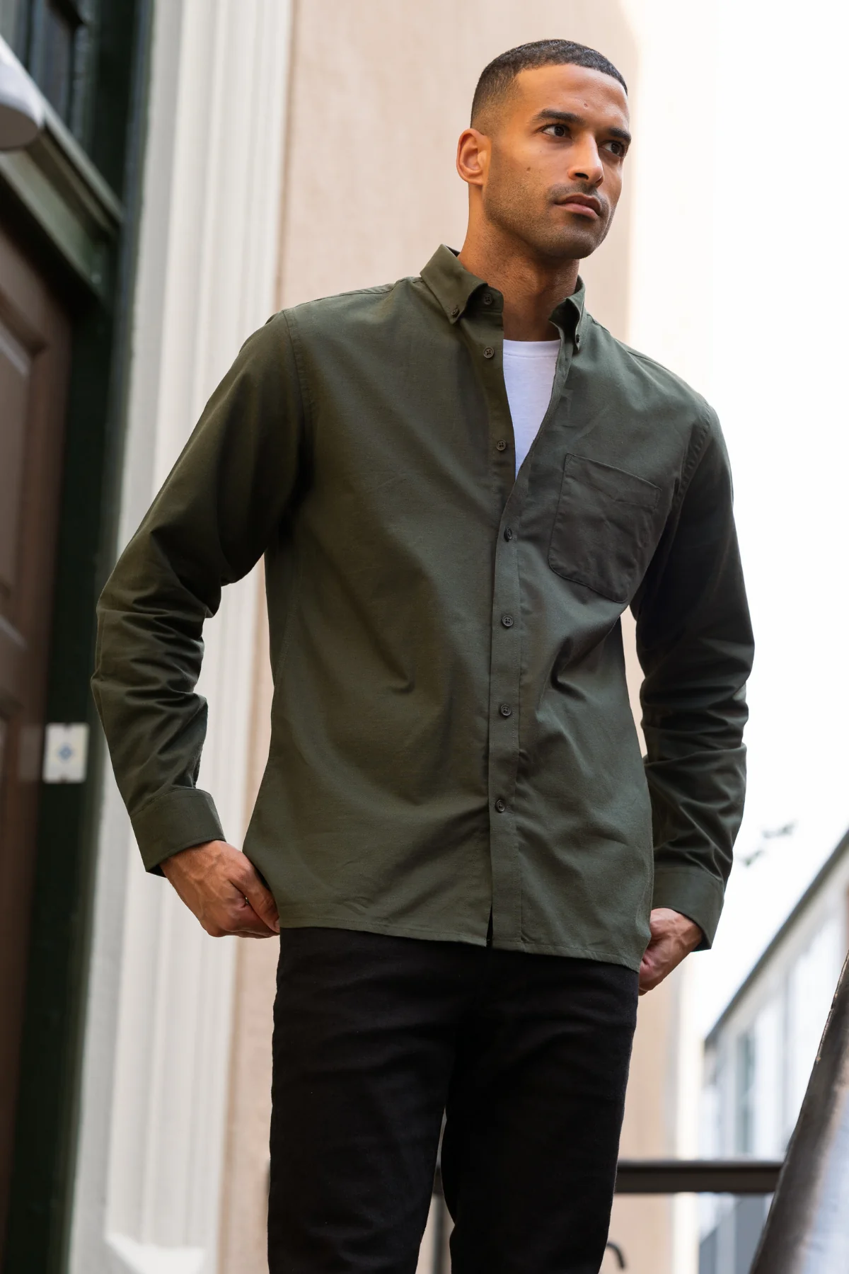 The Original Performance Oxford Shirt ™ ️ - Forest Night – Image 2