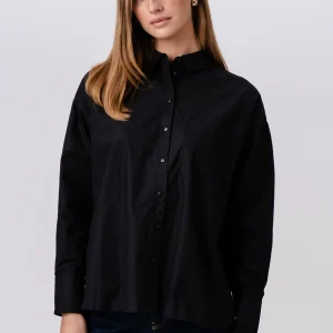 Chemise détendue - noir