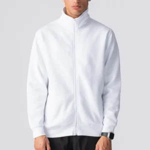 Ulan Sweat Zip Jacket - Blanc