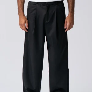 Costume large plissé Pants - Noir