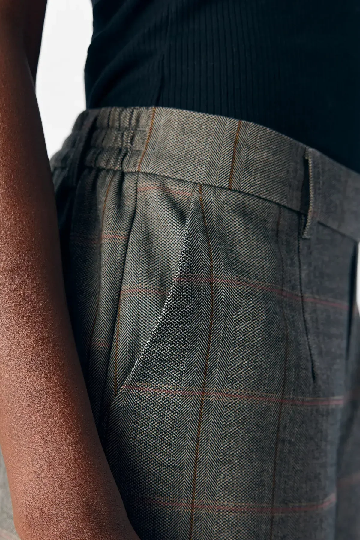 Lisa large Pants - Humus noir + tanin – Image 5