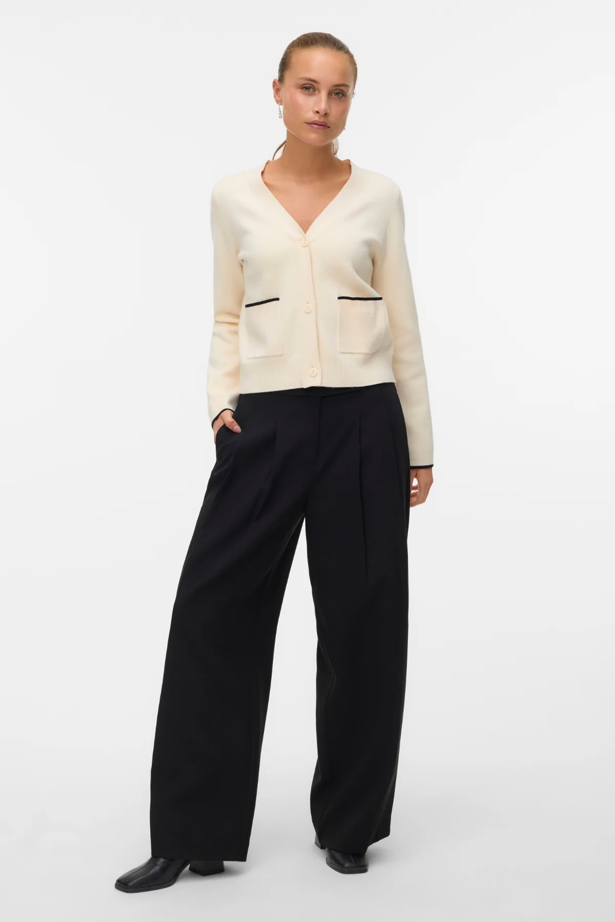 Pantalon large Philine - Noir – Image 2