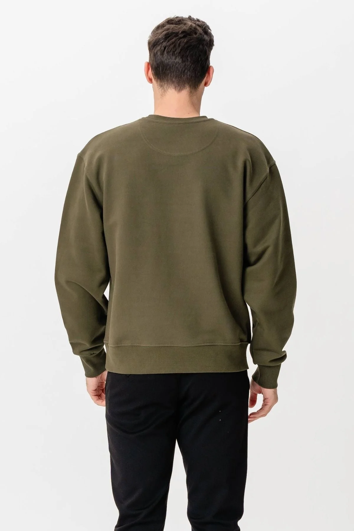 Crewneck lourd - Armée – Image 2