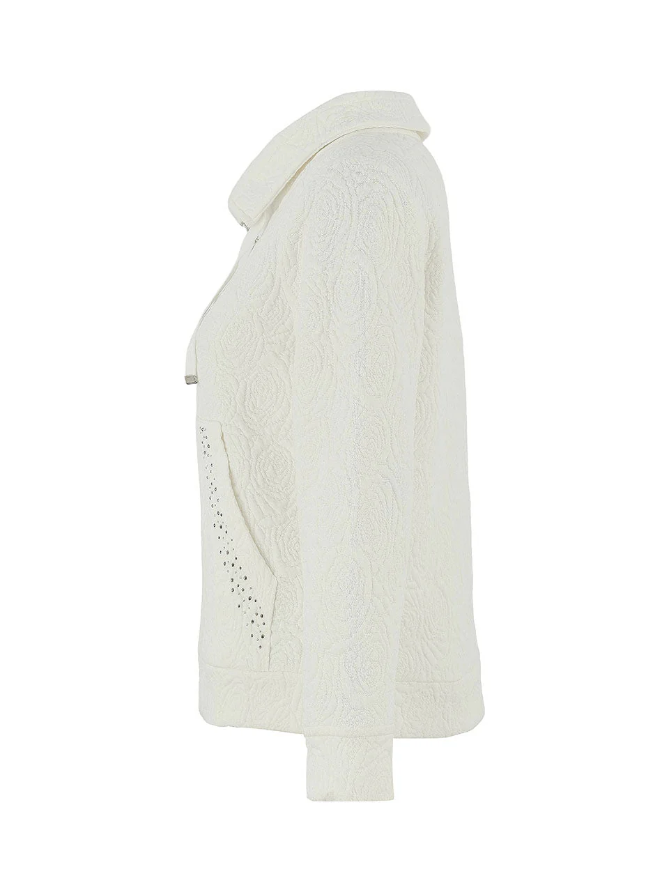 Veste Texturée à Fermeture Éclair – Image 3