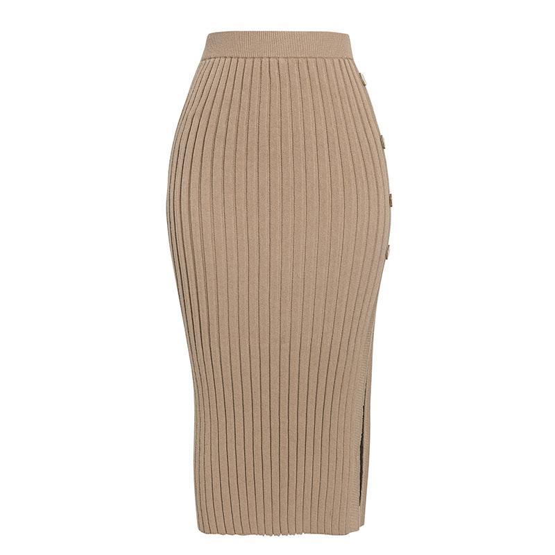 Robe Midi Fendue Vintage – Image 6