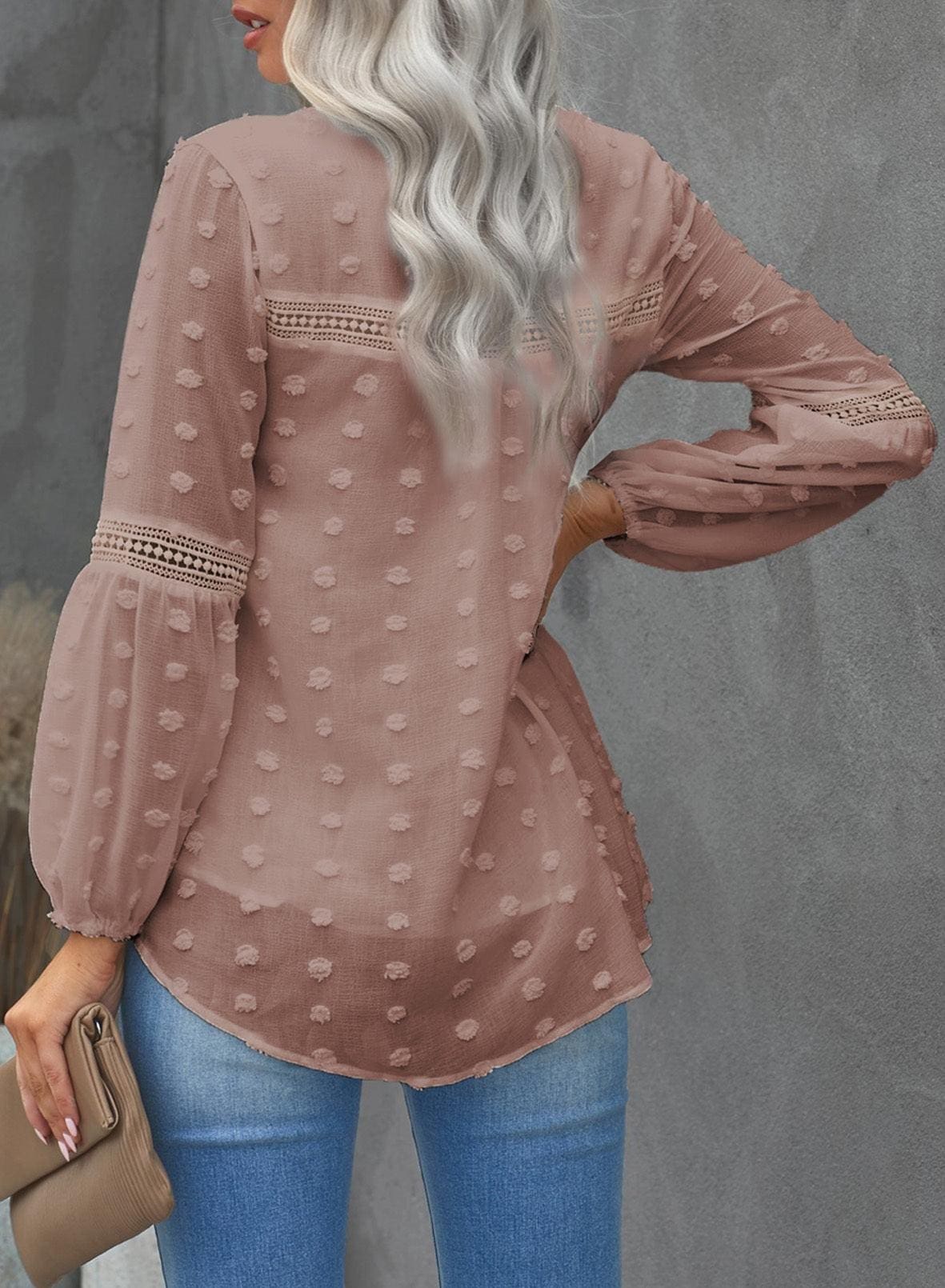 Blouse Bohème Dentelle et Broderie – Image 7