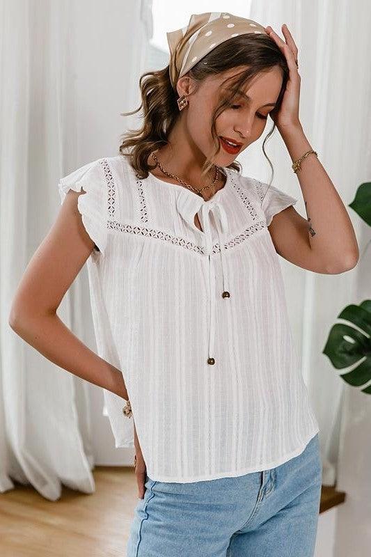 Blouse Boho Blanche