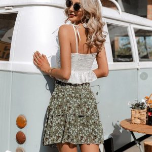 Jupe Courte Flottante Bohème