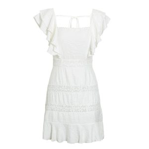 Mini Robe D’Été Bohème Blanche