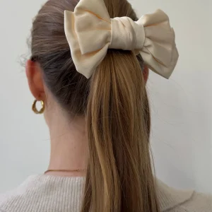 Scrunchie à double arc - beige