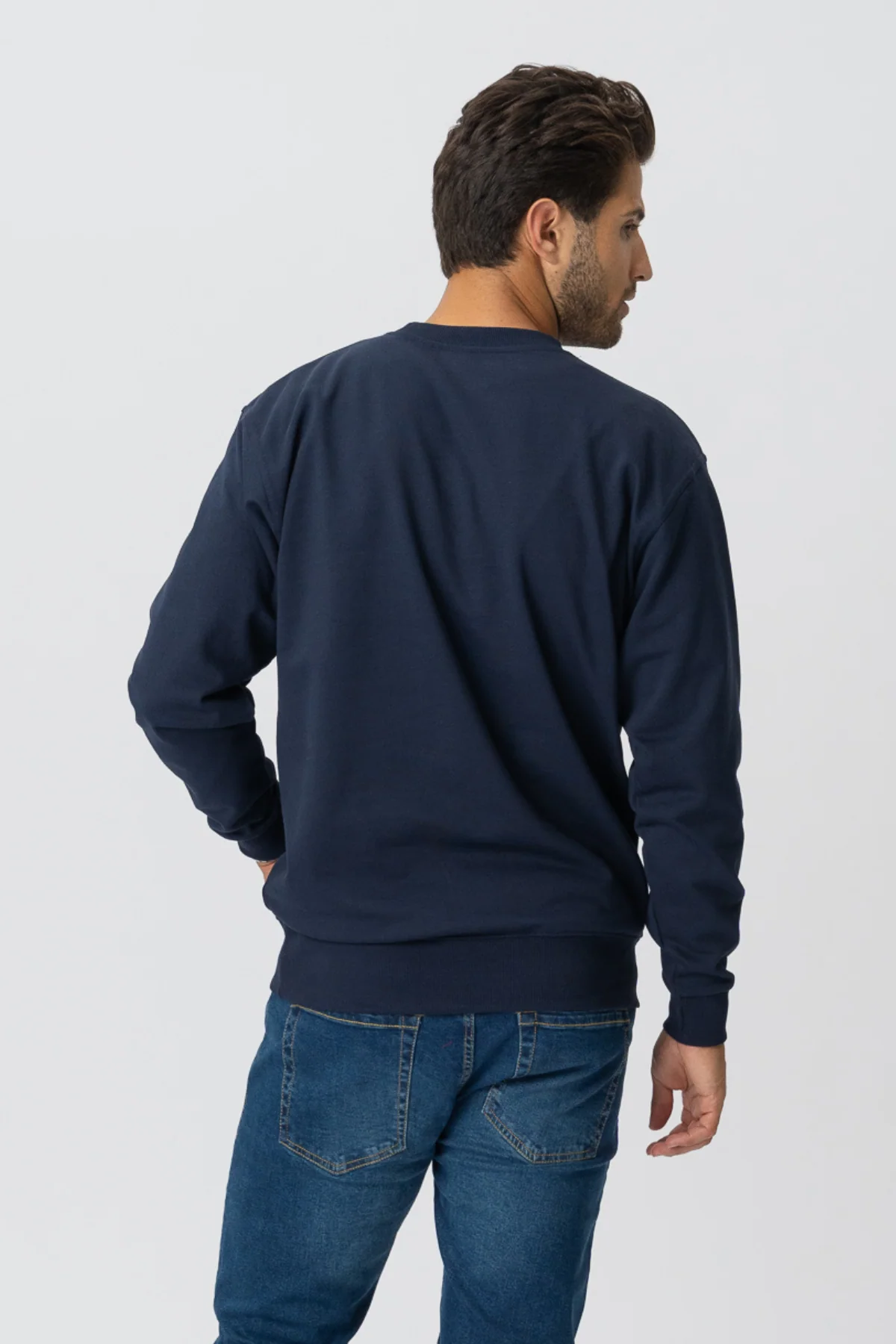 Crewneck de base - Marine – Image 2