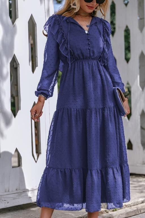 Robe Bohème Vert Olive – Image 3