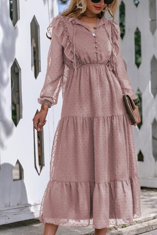 Robe Bohème Vert Olive – Image 2
