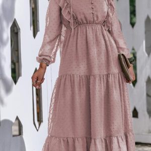 Robe Bohème Vert Olive