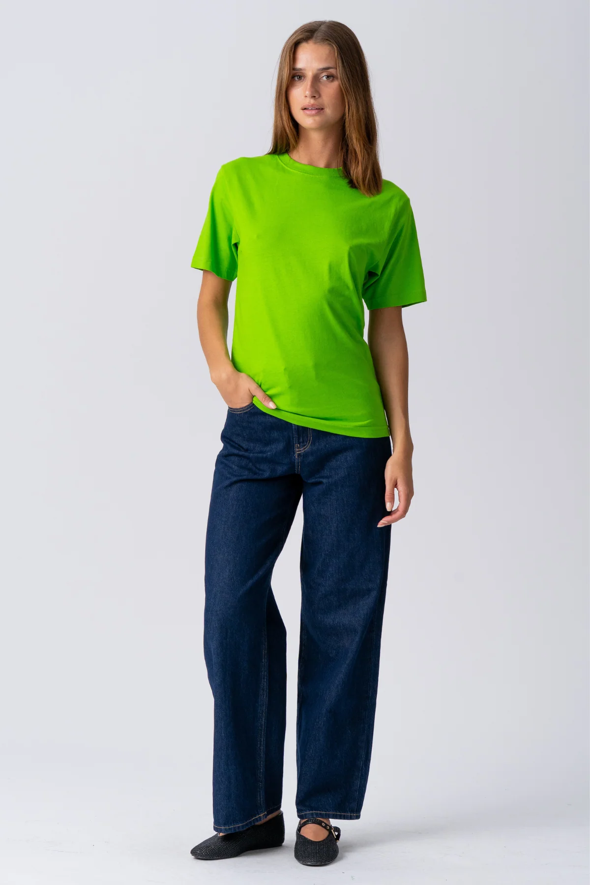 T-shirt surdimensionné - citron vert – Image 2