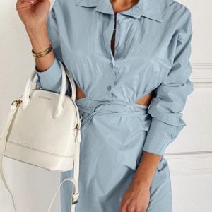 Mini Robe Bleue Vintage