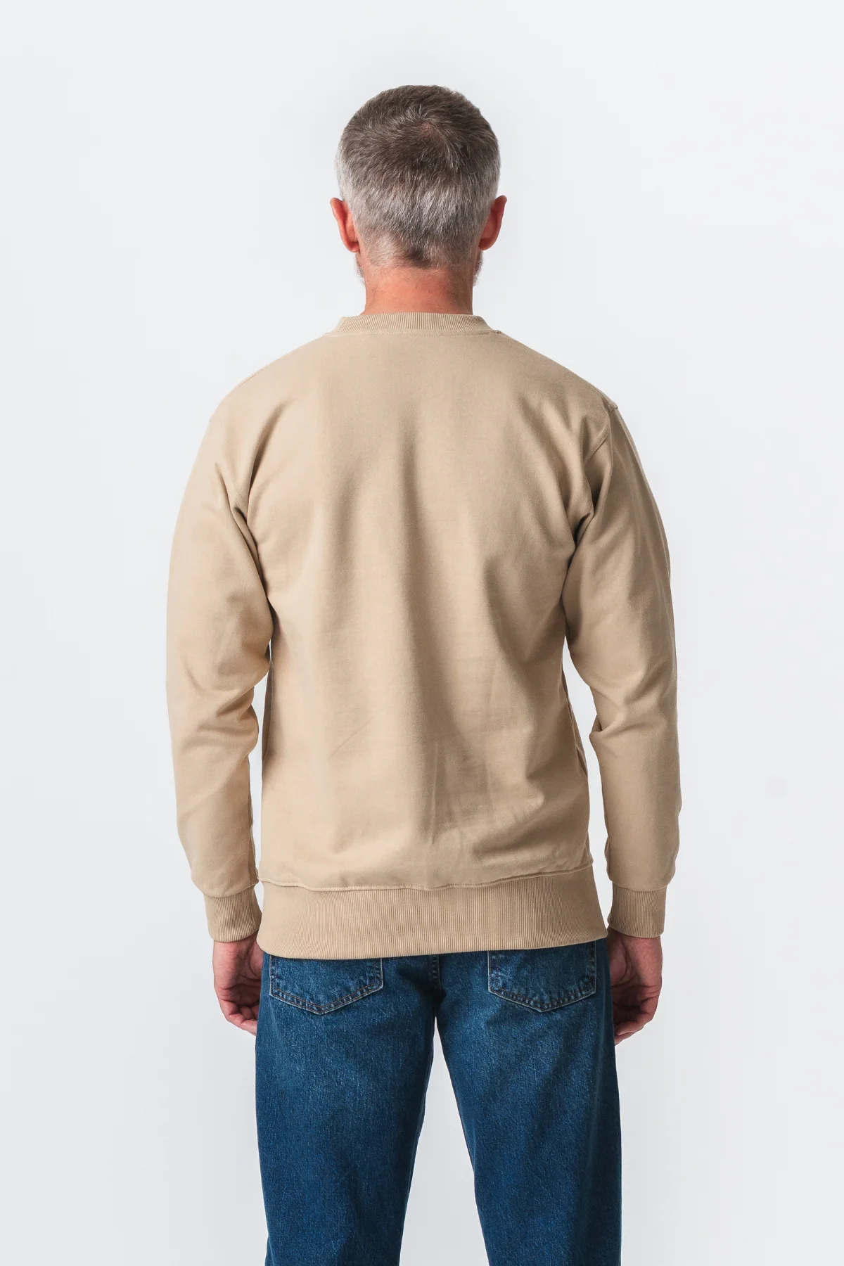 Crewneck de base - Khaki – Image 3