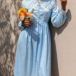 Robe Bohème Bleu Bébé